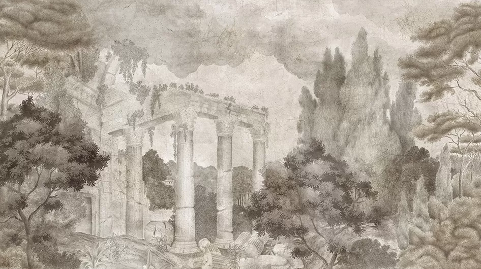 La route de Saint RémySepia, aged and distressed decor - Ananbô