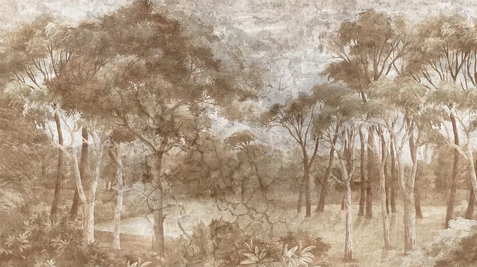 ManosqueSépia décor vieilli et patiné - Ananbô