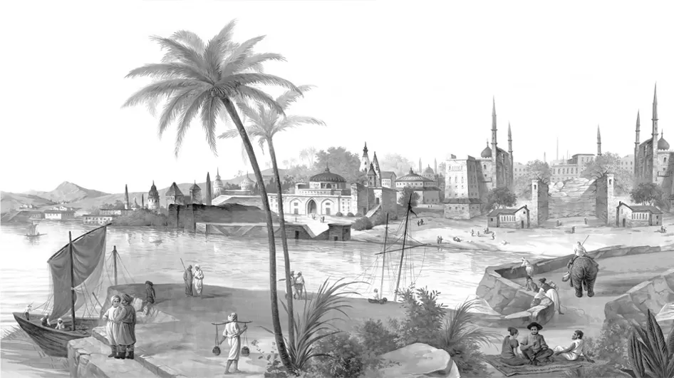 BénarèsMonocromo grigio - Ananbô