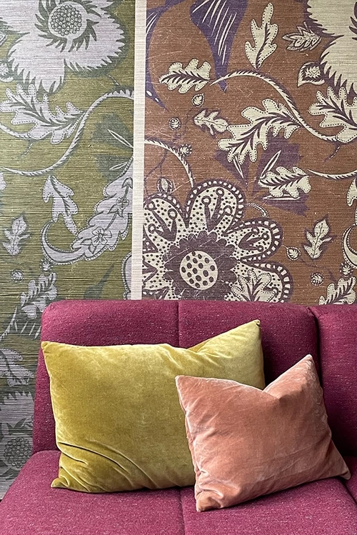 Indienne mauve