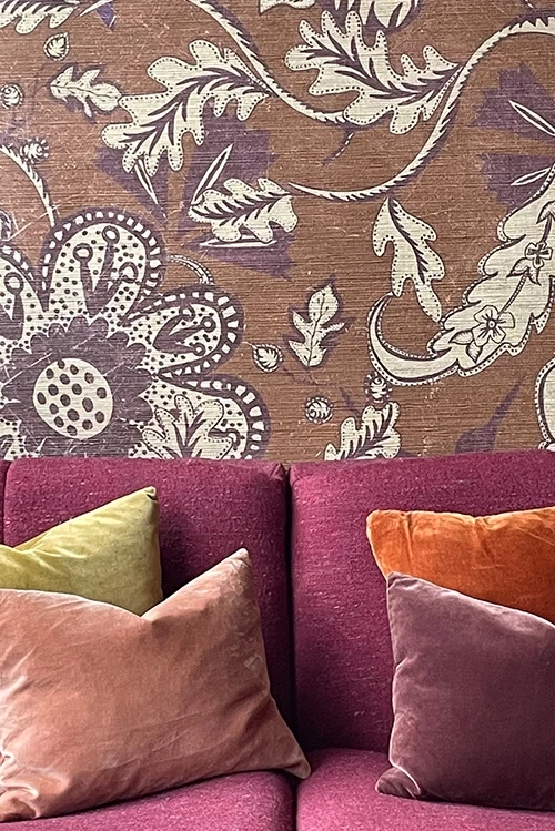 Indienne mauve
