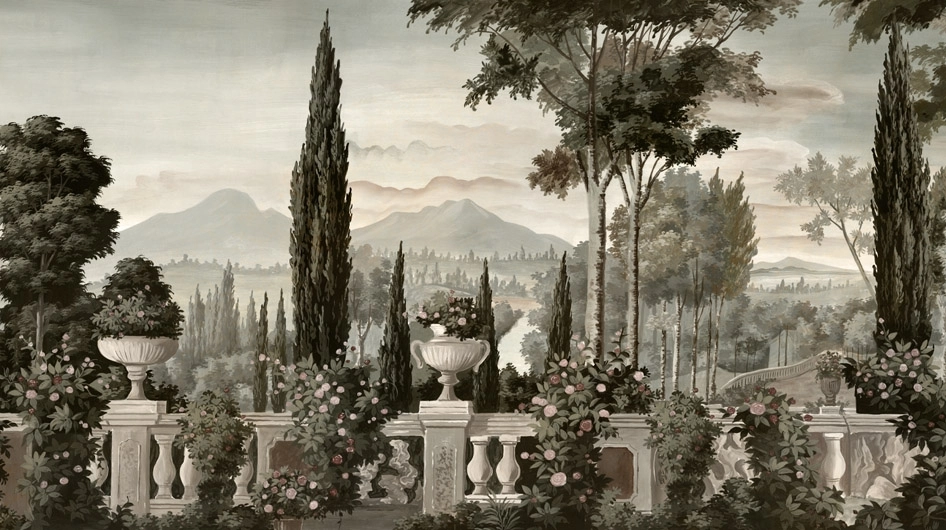 Les jardins de LiviaPink aged grisaille - Ananbô