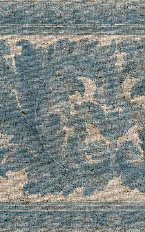 Frise Farnese bleu de smalt