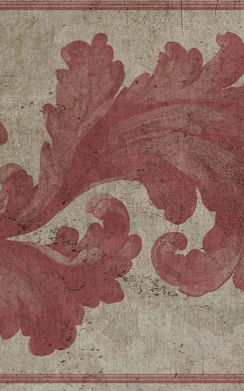 Fregio Acanto rosa Tiepolo