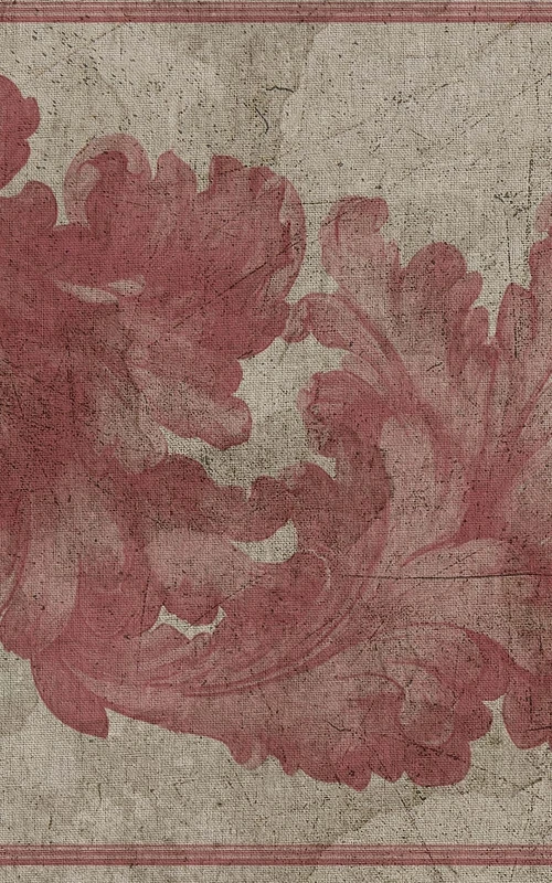 Fregio Acanto rosa Tiepolo