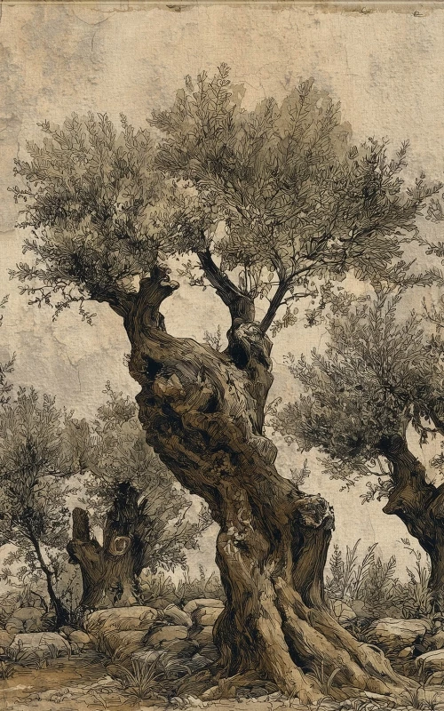 Wallpaper to Compose Oliveto antico