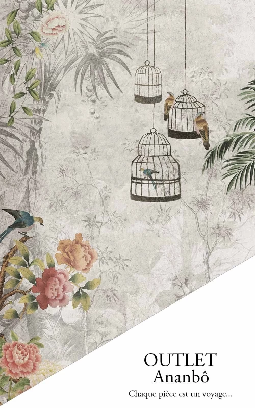 Les jardins de Mei-Li couleur sépia 